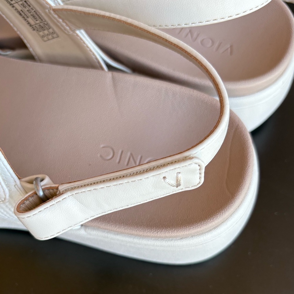 Vionic White Sandals - Picture 10 of 14